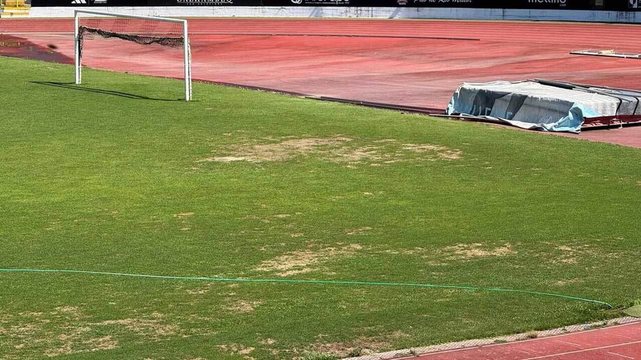 This is how the Rio Maior pitch was on July 11