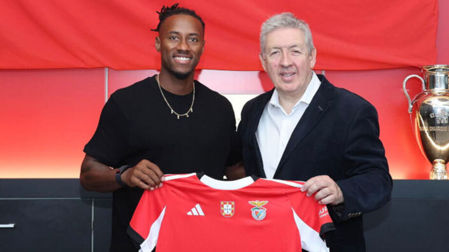 Benfica Futsal Confirms Pany Varela Return from Al Nassr Until 2027 Pany Varela next to Fernando Tavares