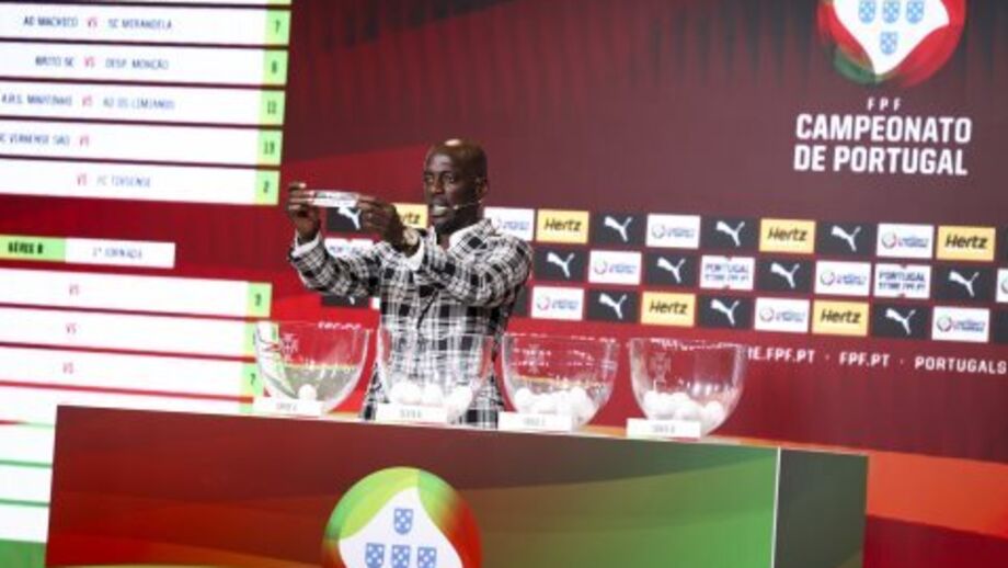 Sorteio do Campeonato de Portugal foi esta noite na Cidade do Futebol 