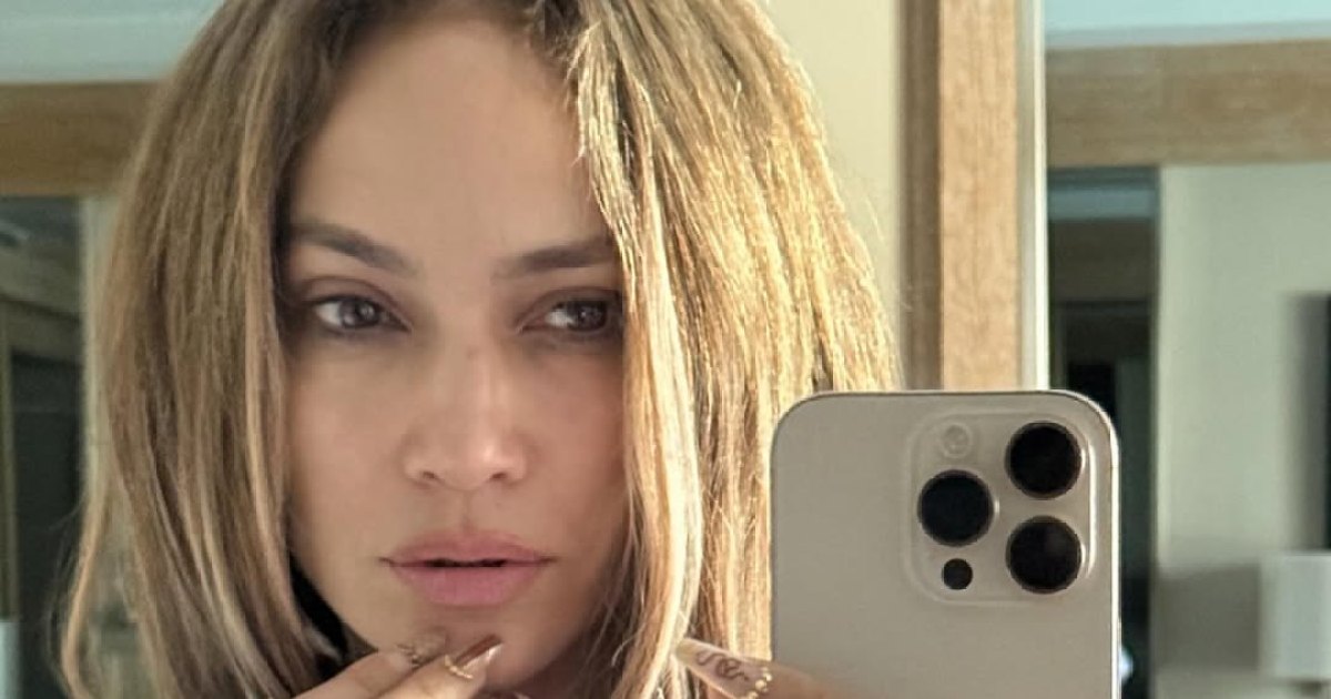 Jennifer Lopez Stuns With MakeupFree Selfie for 56th Birthday.