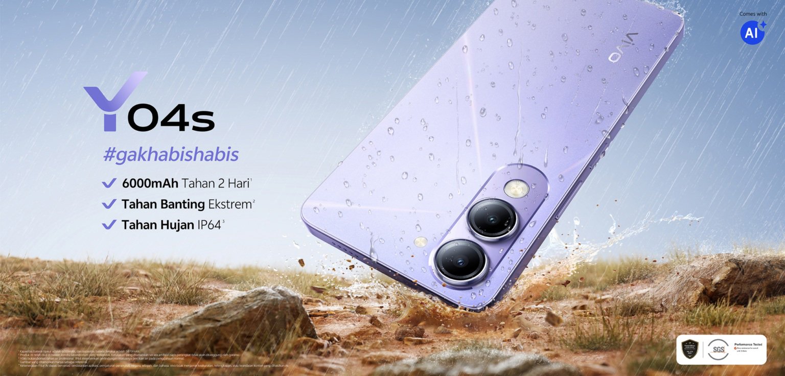 vivo Y04s Debuts: 90Hz Display, 6000mAh Battery, IP64, Military-Grade Durability vivo Y04s