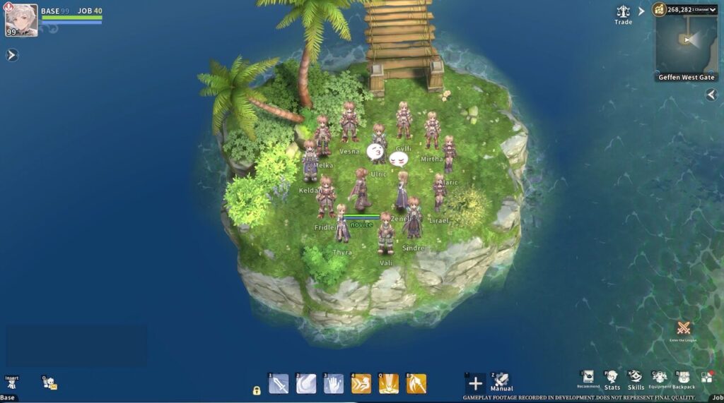 Ragnarok Online 3 Debuts First Full Gameplay Video; Pioneer Test & 2026 Launch. A party of Ragnarok Online 3 characters stands ready for battle in a colorful, detailed fantasy landscape.