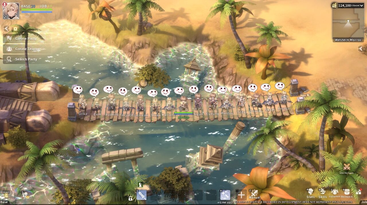 Ragnarok Online 3 Debuts First Full Gameplay Video; Pioneer Test & 2026 Launch. A detailed screenshot from Ragnarok Online 3, showing a character standing in a lush, outdoor environment with vibrant trees and a clear sky.