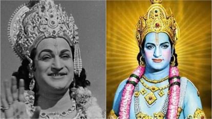 NT Rama Rao as Lord Krishna