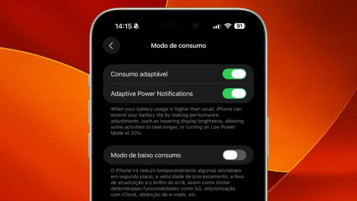 A screenshot of the iOS 26 settings menu, highlighting new power mode options.
