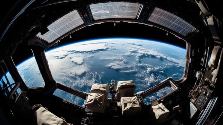 NASA-Designed Space Solar Could Power 80% Europe's 2050 Renewables: KCL Study Earth seen from a spacecraft/satellite in space