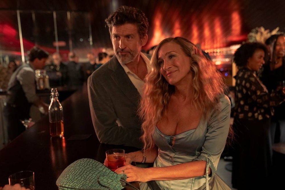 Jonathan Cake and Sarah Jessica Parker in a scene from And Just Like That