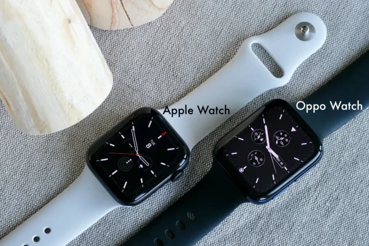 Image Apple Watch vs Oppo Watch