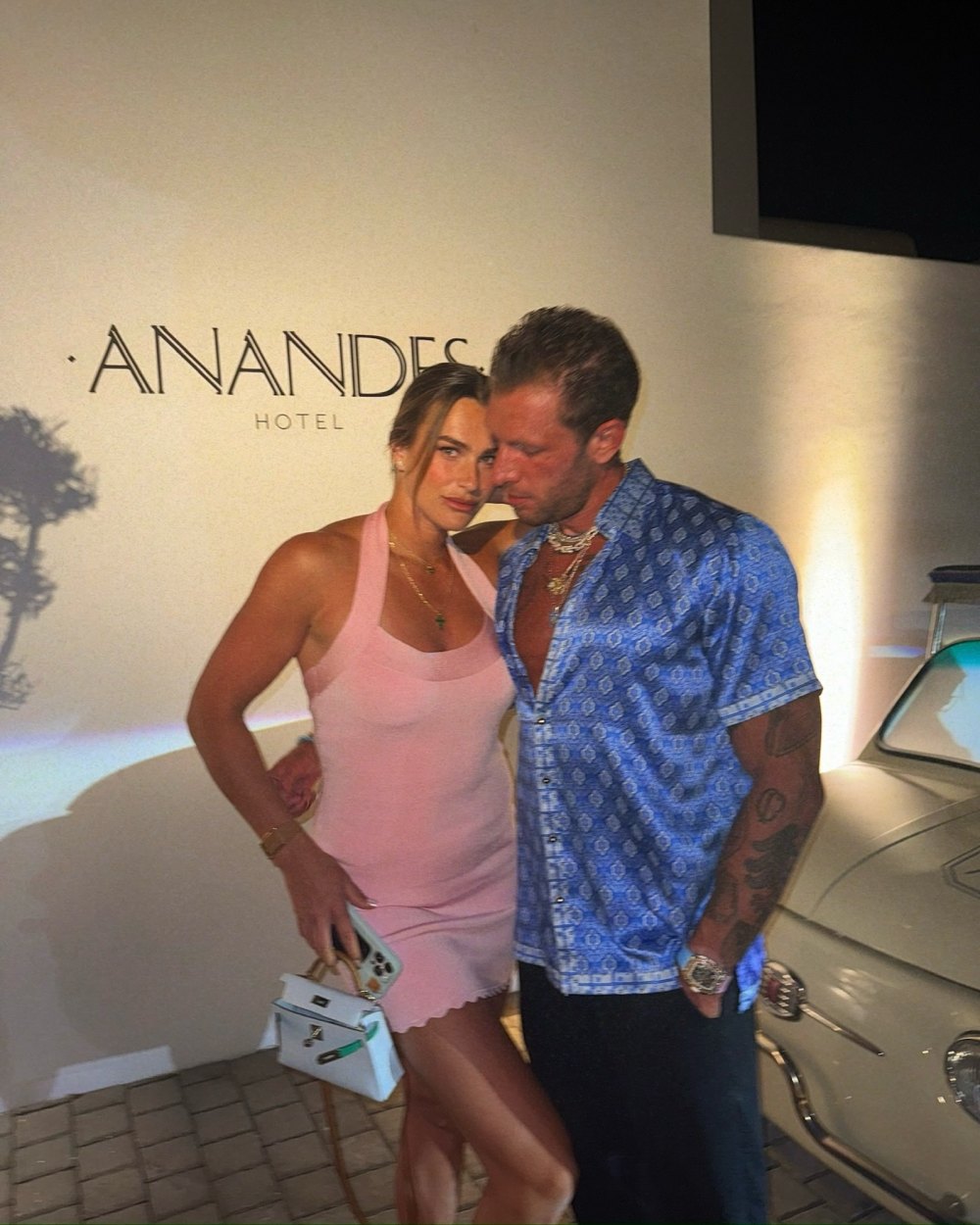 Aryna Sabalenka shares a personal moment with Georgios Frangulis on Instagram.