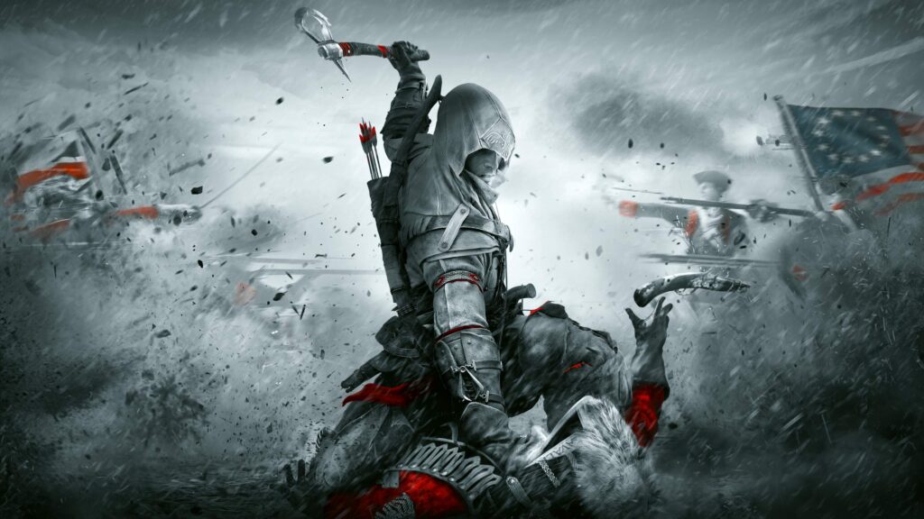 Assassin's Creed 3 Remastered promo image showing the protagonist Connor Kenway