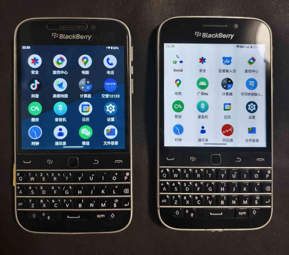 BlackBerry Classic Android smartphone