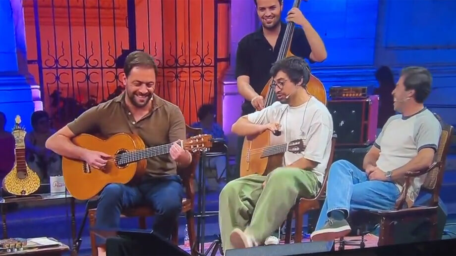 The moment Buba Espinho, António Zambujo and Luís Trigacheiro sing 'Zorro'