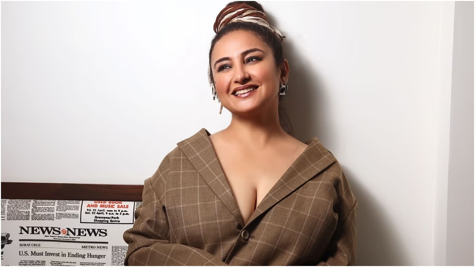 Divya Dutta during an exclusive interview