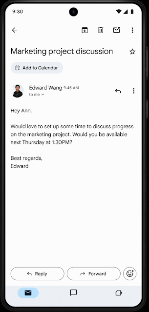 Gmail Gemini Calendar Google AI