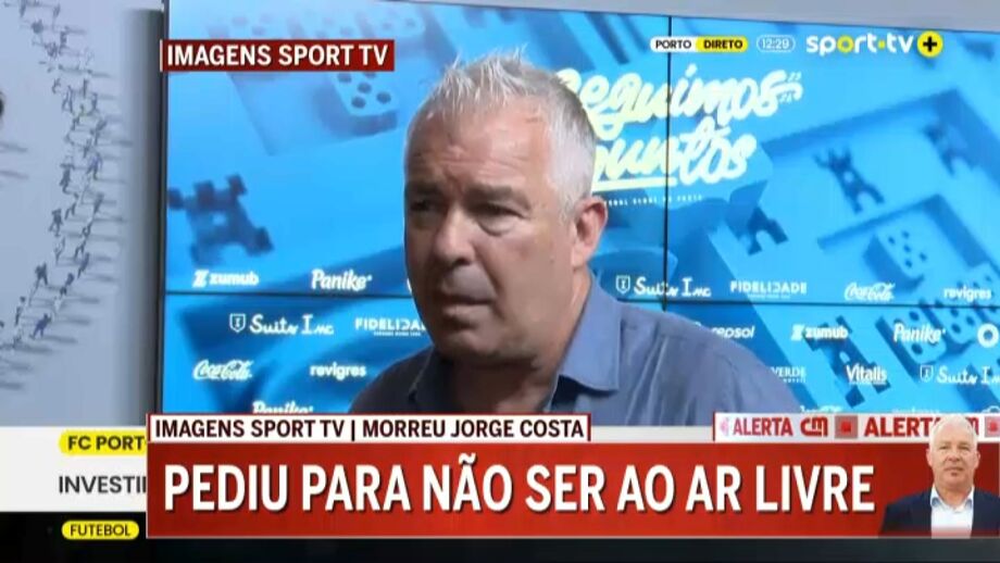 Interview with Jorge Costa on Sport TV
