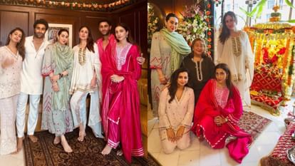 Ranbir Kapoor: Kareena celebrated Ganpati Utsav, Ranbir Kapoor seen shooting in a festive mood; watch viral video Kareena Kapoor Khan and Ranbir Kapoor Celebrate Ganpati Utsav