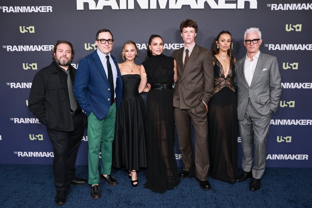 Lana Parrilla Shines in 'The Rainmaker,' Embraces Latina Heritage Lana Parrilla with the cast and crew of 'The Rainmaker'.