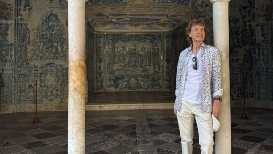 Mick Jagger shows images of his visit to Portugal