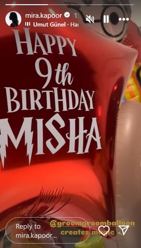 Inside look at Misha's birthday party decorations