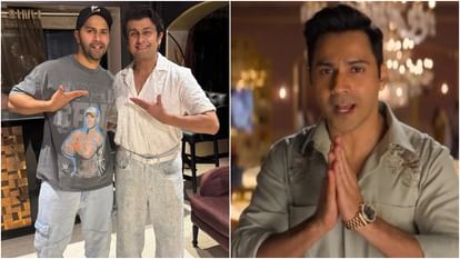 Varun Dhawan dancing with Sonu Nigam to 'Bijuriya'.