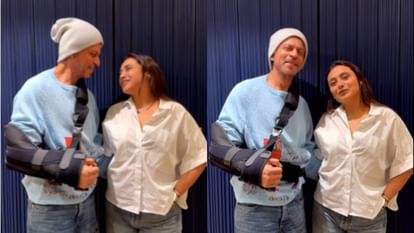 Shah Rukh Khan and Rani Mukerji in a viral video.