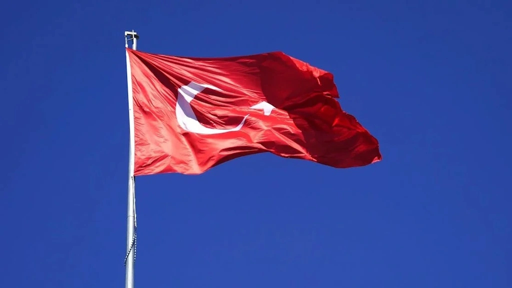 Flag of Turkey.
