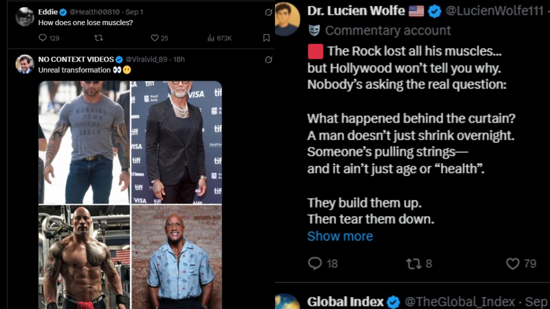 Dwayne Johnsons Venice Film Festival Weight Loss Causes Fan Concern