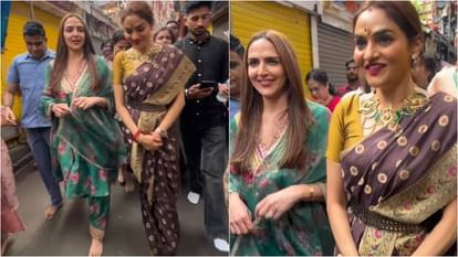 Ganesh Utsav: Esha Deol and Disha Vakani, Poonam Pandey also took blessings at Lalbaugcha Raja Ganesh Utsav 2025: Esha Deol Disha Vakani and Poonam Pandey visit Lalbaugcha Raja to seek Bappa blessing