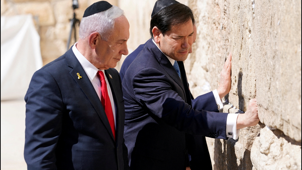 Israel heavily strikes Gaza City as Rubio arrives to discuss future of conflict