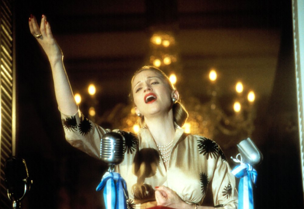Madonna in 'Evita'.