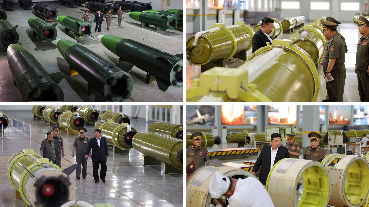 Kim Jong Un inspecting new missile production lines before heading to China to meet Xi Jinping
