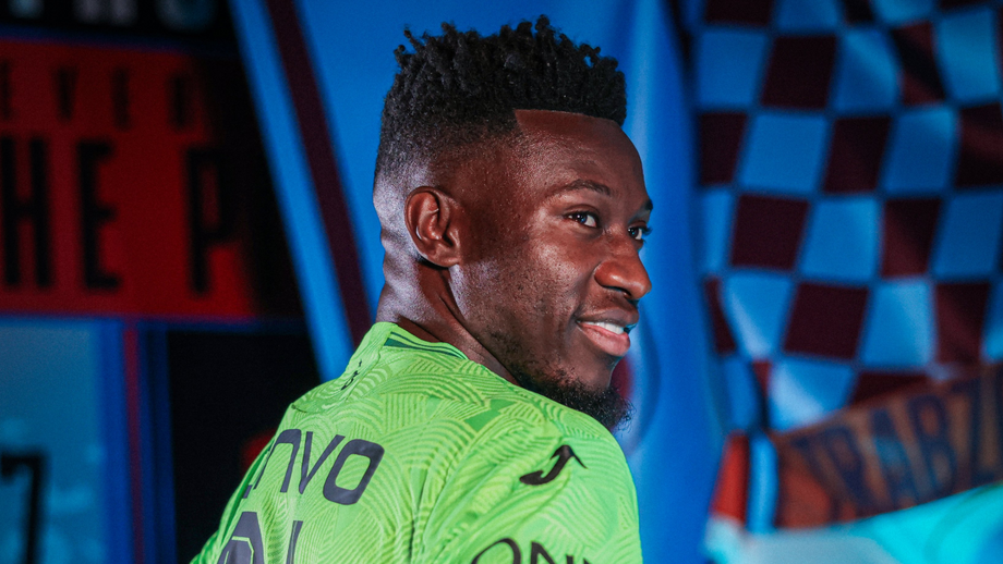 André Onana presented at Trabzonspor