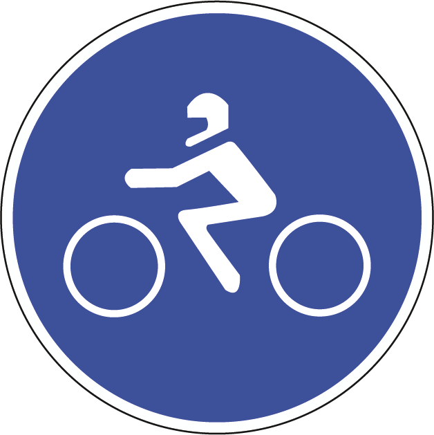 D5c - Mandatory lane for motorcycles