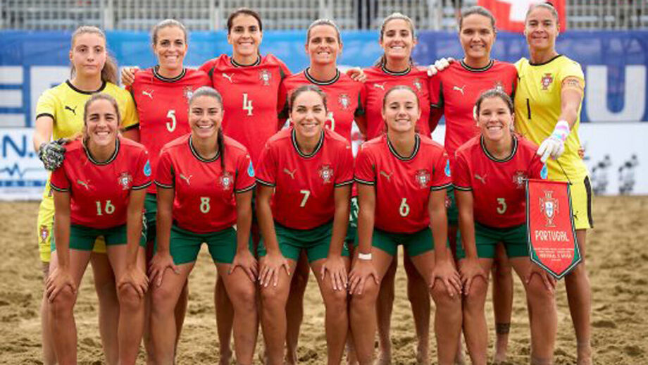 Portugal Women's Beach Soccer Qualifies for Euro Beach Soccer League Superfinal Semifinals Portuguese women's beach soccer team in the 'semis' of the European League Superfinal