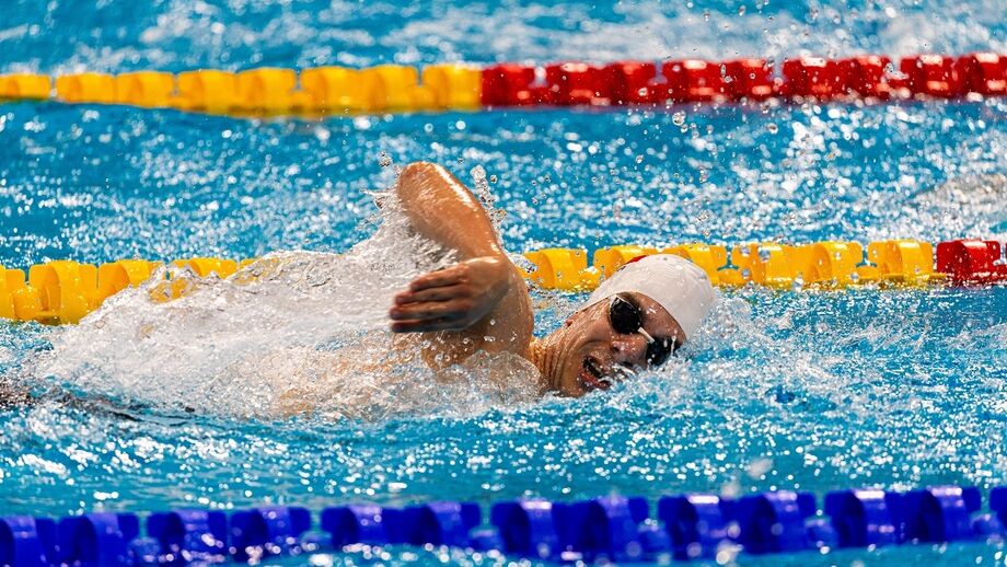 Ricardo Soares broke the national record at the World Championships in Singapore