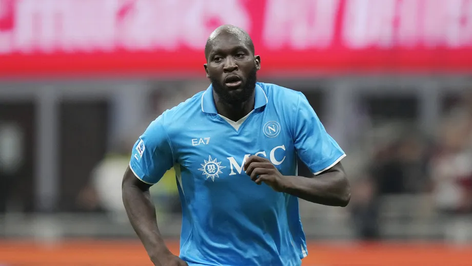 Romelu Lukaku represents Napoli, Italy