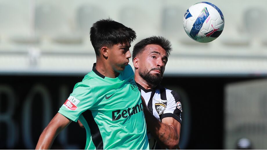 Moment of the game between Sporting B and Portimonense