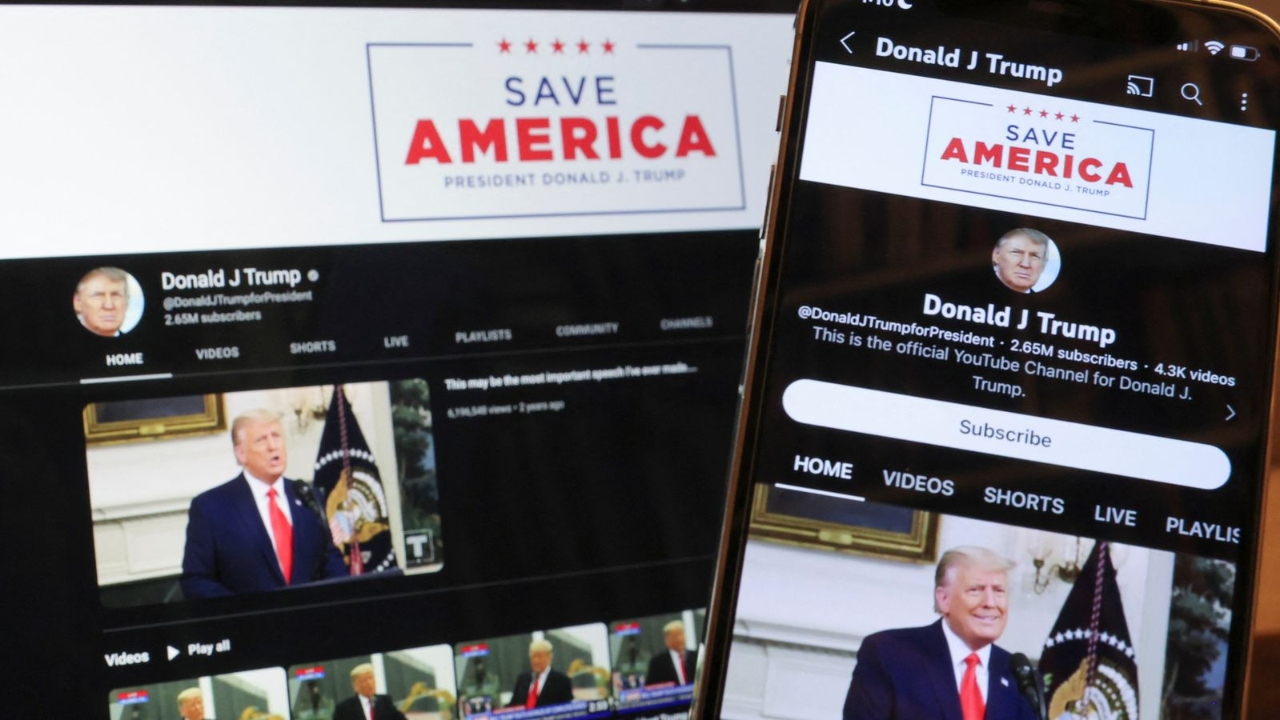 YouTube agrees to pay almost $24.5 million, settles Trump's lawsuit over account suspension after Capitol riot