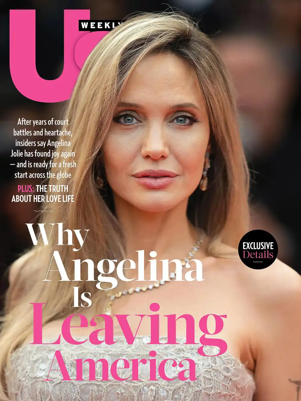Angelina Jolie Quits Hollywood: Embracing Global Life, Humanitarian Work, and Family Angelina Jolie feels lighter and more at ease as close sources say she is preparing to leave the United States. Cover 2542