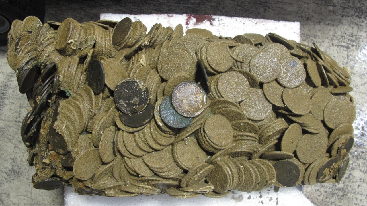 Stunning discovery: A team of excavators found over 1,000 gold and silver coins from an ancient Spanish shipwreck off the coast of Florida.