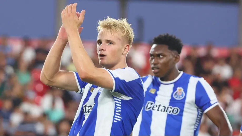 Froholdt Drives FC Porto: Great Things and Everything for Success Victor Froholdt celebrates goal against Gil Vicente, in Barcelos