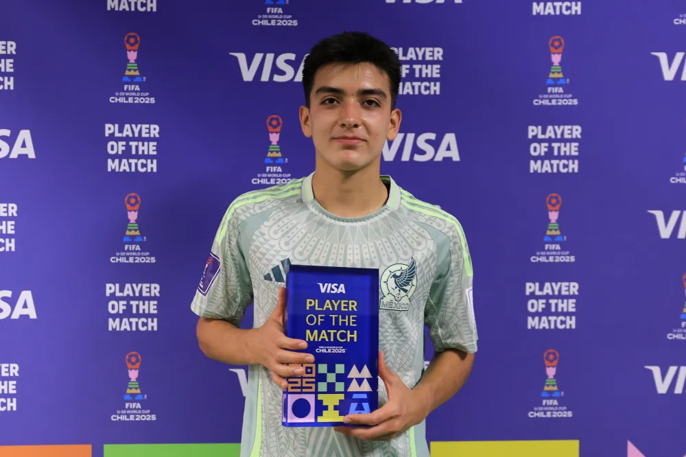 Gilberto Mora, the most valuable player in the Spain vs. Mexico match at the U-20 Football World Cup.
