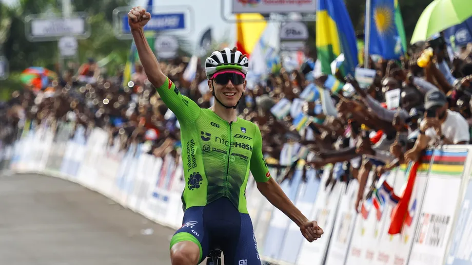 Pogacar was two-time world champion in Rwanda
