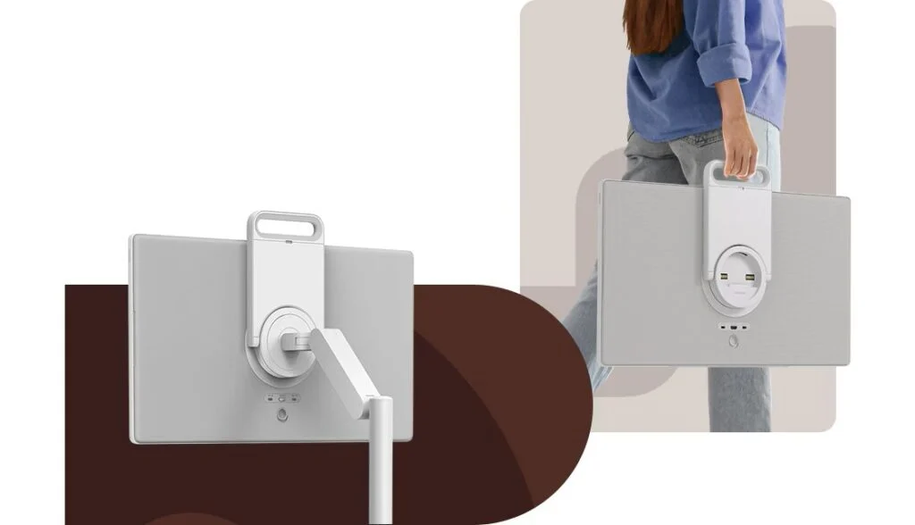 Samsungs The Movingstyle Smart TV Portable QHD Touchscreen Detachable Adjustable