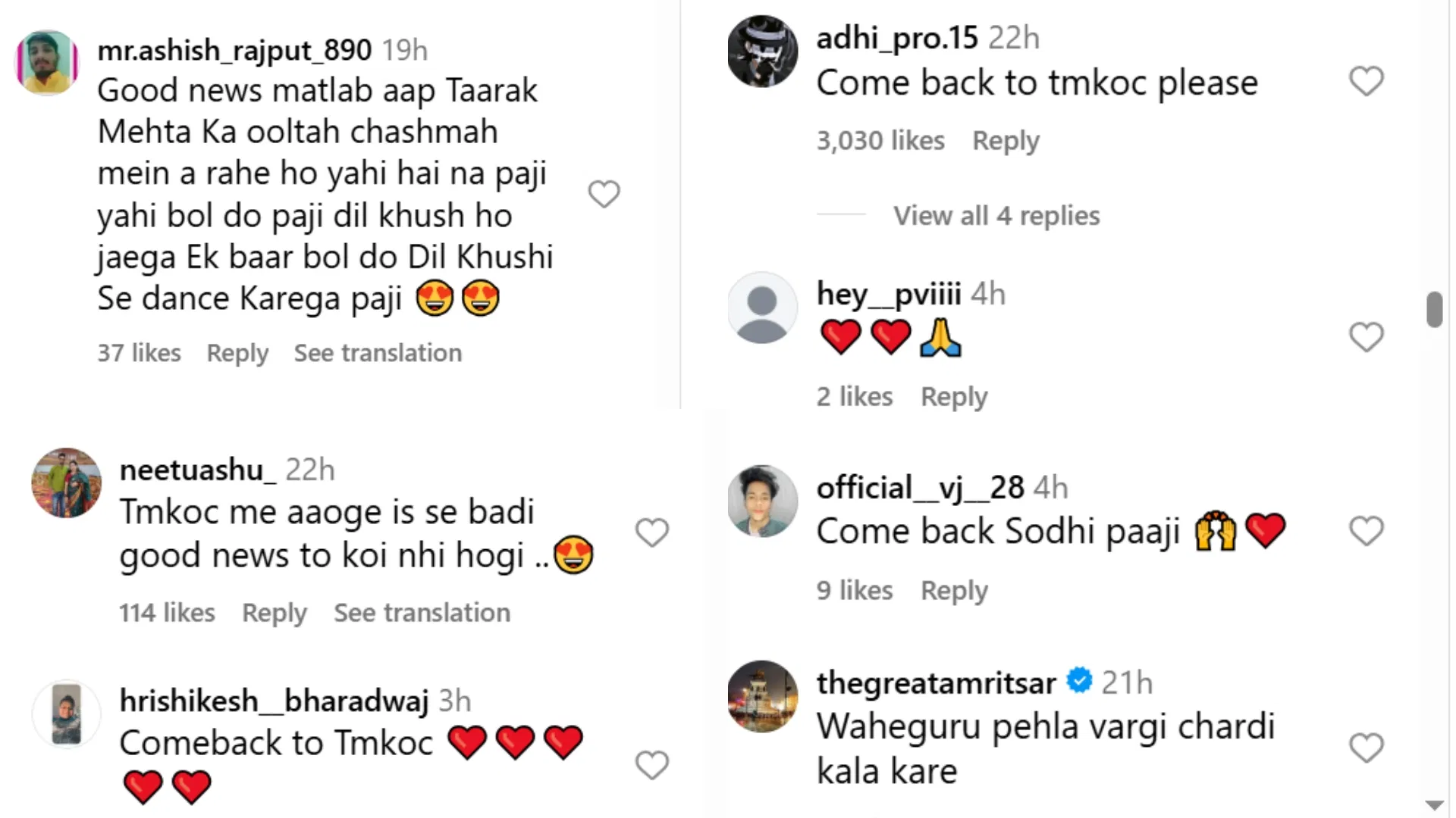 Gurucharan Singh, who played Sodhi in Taarak Mehta Ka Ooltah Chashmah