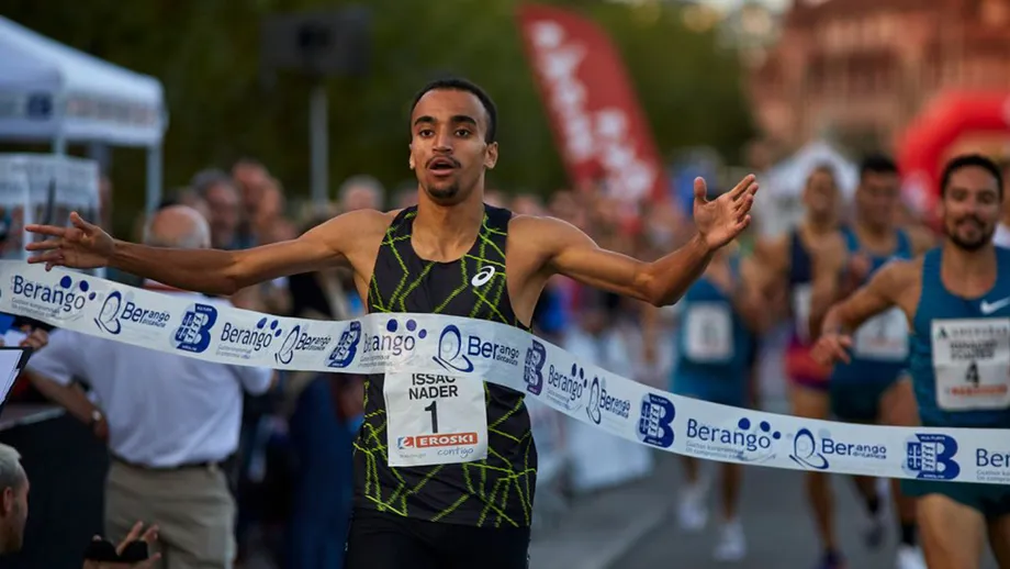 World Champion Isaac Nader Wins Fifth Berango International Mile Isaac Nader wins international mile in Berango
