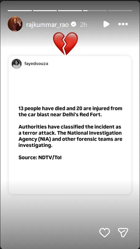 1762847101 569 Indian Stars Mourn 10 Deaths in Delhi Car Bomb Blast