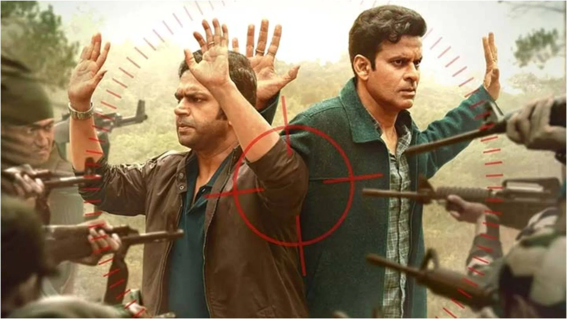 Actors Manoj Bajpayee and Sharib Hashmi in The Family Man 3