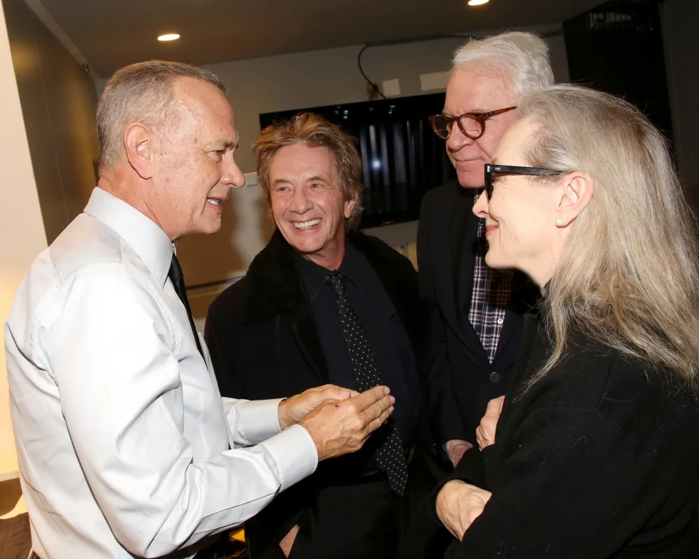 Tom Hanks, Martin Short, Steve Martin and Meryl Streep