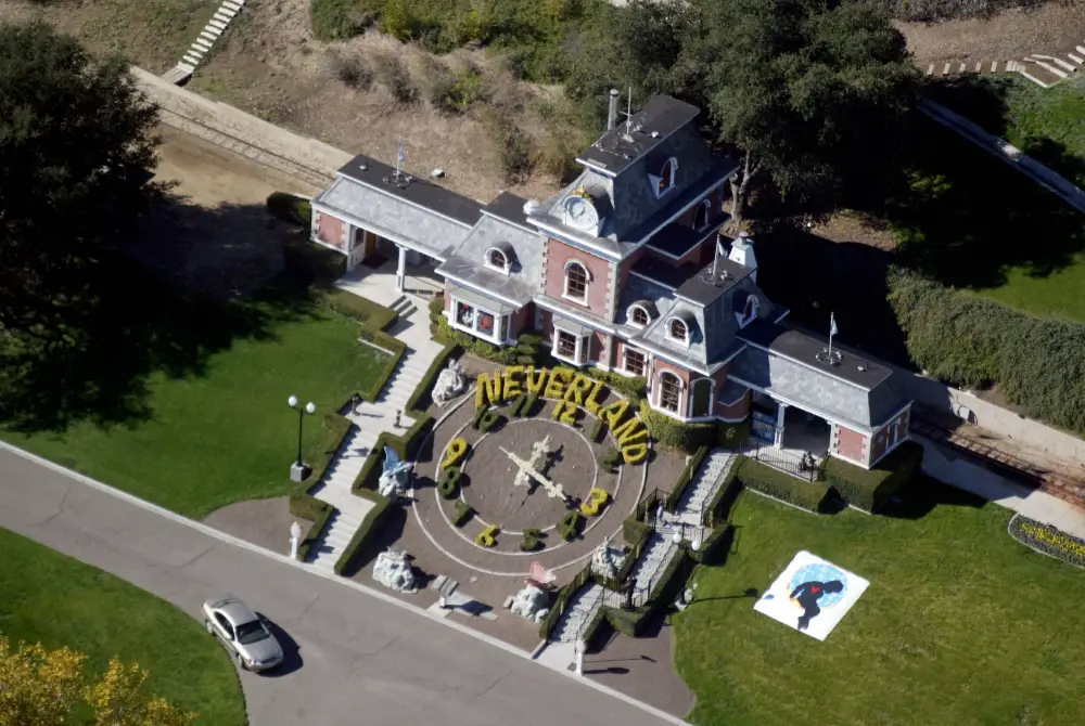 Michael Jackson Biopic Films Scenes at Neverland Ranch GettyImages-2742886 Michael Jackson Biopic Neverland Ranch Shoot Details